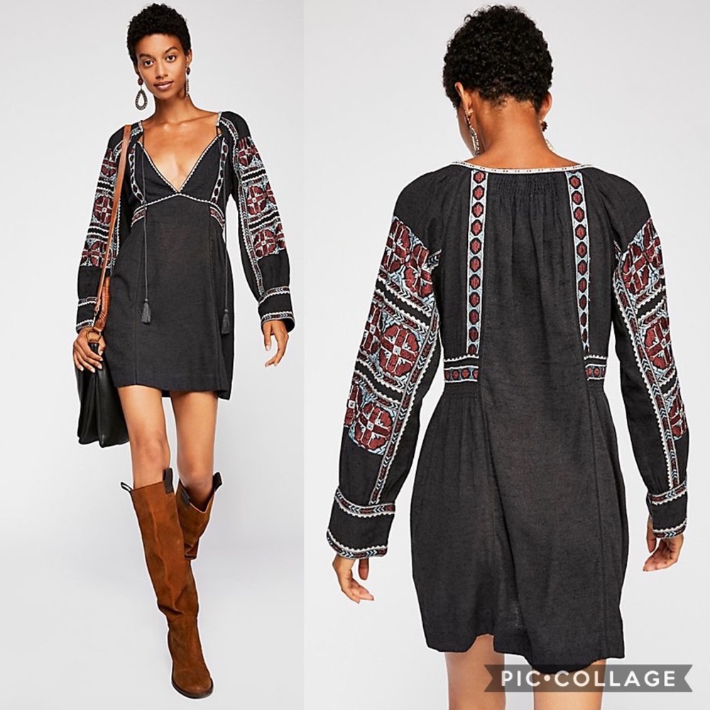Free People Tough Love Shirt Dress